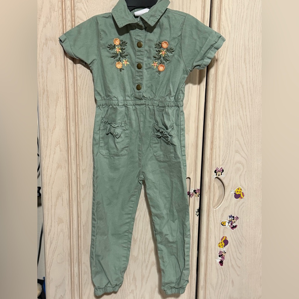 Green Jumpsuit Size 4t